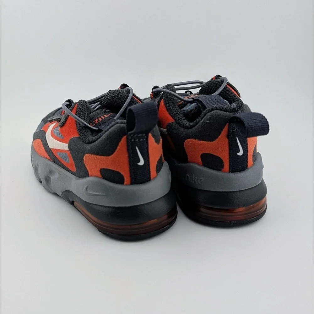 Nike Air Max 270 Baby Toddler 5C React Gray Orange Shoes CD2654-006